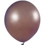 GLOBO 9" MARRON CHOCOLATE X25