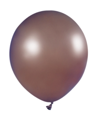 GLOBO 9" MARRON CHOCOLATE X25
