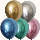 GLOBO 12" CHROME SURTIDO X10