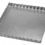 MOLDE TARTERA CUADRADA RIZADA X1