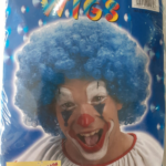 PELUCA AFRO AZUL  X1