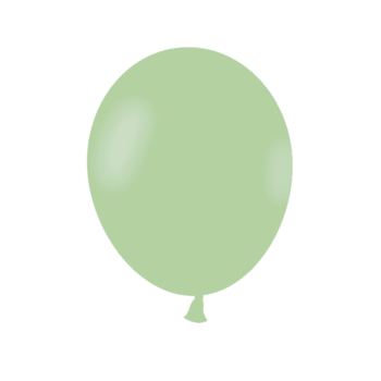 GLOBO 10" PASTEL VERDE X50