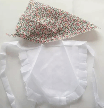 SET DELANTAL NEGRITA-PAISANA X1