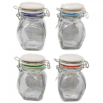 FRASCO VIDRIO C/CIERRE HERMETICO 150CC X