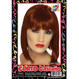 PELUCA LACIA CORTA CASTAÑA X1