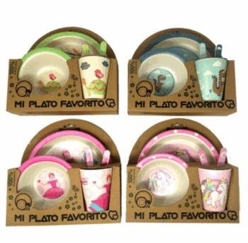 JUEGO BAMBU 5PZAS PINCESAS X1