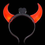 VINCHA DIABLO C/LUZ X1