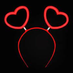 VINCHA CORAZON NEON X1