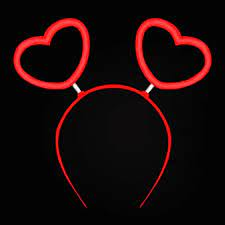 VINCHA CORAZON NEON X1