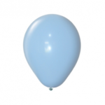 GLOBO 9" PASTEL CELESTE PRT X25