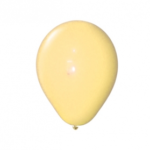 GLOBO 9" PASTEL AMARILLO PRT X25