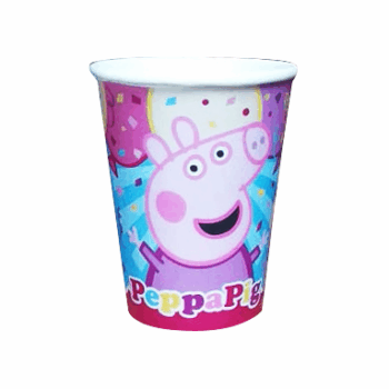 VASO PEPPA PIG POLIP X10