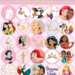 AUTOADHESIVO PRINCESAS X2