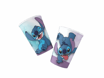 VASO POLIPAPEL STITCH X10