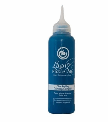 LAPIZ GLACE REAL SABORIZ. AZUL 130GRS X1