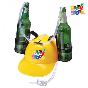 CASCO PORTA BEBIDAS AMARILLO X1