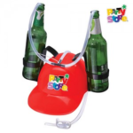 CASCO PORTA BEBIDAS ROJO X1