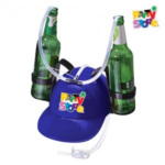CASCO PORTA BEBIDAS AZUL X1