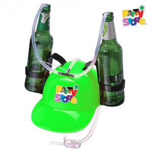 CASCO PORTA BEBIDAS VERDE X1