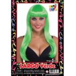 PELUCA LACIA LARGA VERDE X1