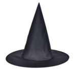 SOMBRERO BRUJA NEGRO X1