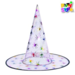 GORRO BRUJA C/ARAÑAS IRIDISC X1