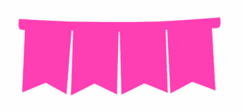 BANDERIN F/C FUCSIA FLUO X1