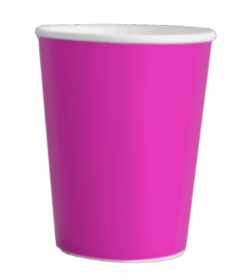 VASO POLIP FUCSIA FLUO X8
