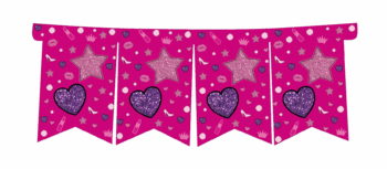 BANDERIN RECTANGULAR GIRLS X1