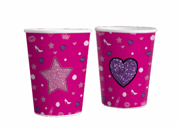 VASO POLIPAPEL GIRLS X10