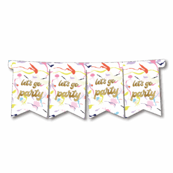 BANDERIN F/C LETS PARTY X1