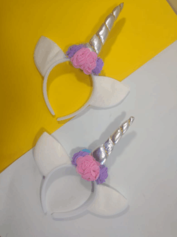 VINCHA UNICORNIO C/LUZ X1