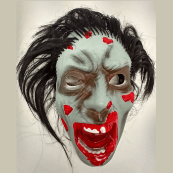 CARETA ZOMBIE REAL C/PELO X1