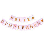 BANDERIN PATRONES ROSA PASTEL X1