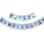 BANDERIN PATRONES CELESTE PASTEL X1