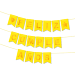 BANDERIN PLENO FLUO AMARILLO X1