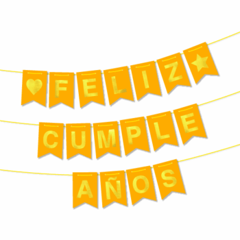 BANDERIN PLENO FLUO NARANJA X1