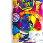 GLOBO LISO 9" SURTIDO PRT X50