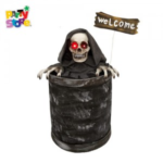 FANTASMA EN TACHO 81X46X42CM C/LUZ/SON/MOV X1