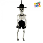 COLGANTE HUESO ELEGANTE SPOOKY 41X11X10CM X1
