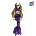 COLGANTE CALAVERA SIRENA 47X11.5X6.5CM X1