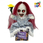MUÑECA DIABOLICA LUZ/SON/MOV 35X33X12CM X1