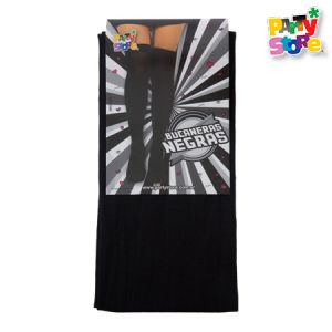 MEDIA BUCANERA NEGRA 68CM APROX X2