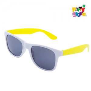 LENTES BICOLOR AMARILLO Y BLANCO X1