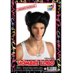 PELUCA HOMBRE LOBO C/PATILLAS X1