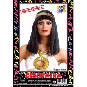 PELUCA CLEOPATRA C/VINCHA X1