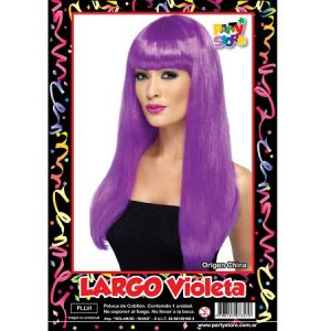 PELUCA LACIA LARGA VIOLETA X1