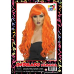 PELUCA ONDULADO NARANJA X1
