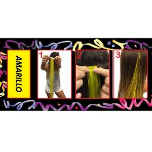 EXTENSION AMARILLA P/PELO X1