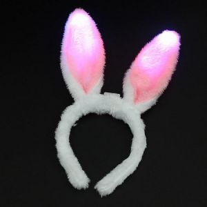 VINCHA OREJA BUNNY LUMINOSO LED X1